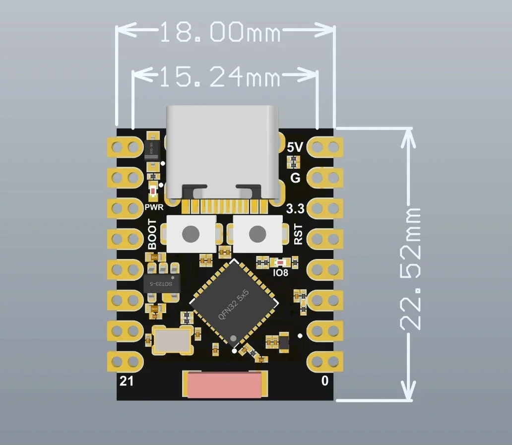 ESP32-C3 ESP32 Super Mini Deve - đánh giá và giá Esp32 C3