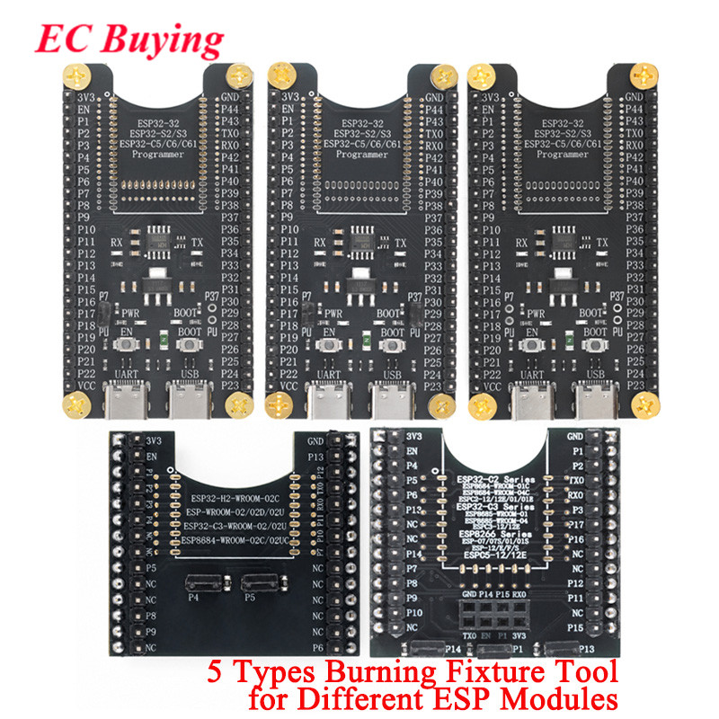 Test Burning Fixture Tool ESP3 - đánh giá và giá Esp32 S2
