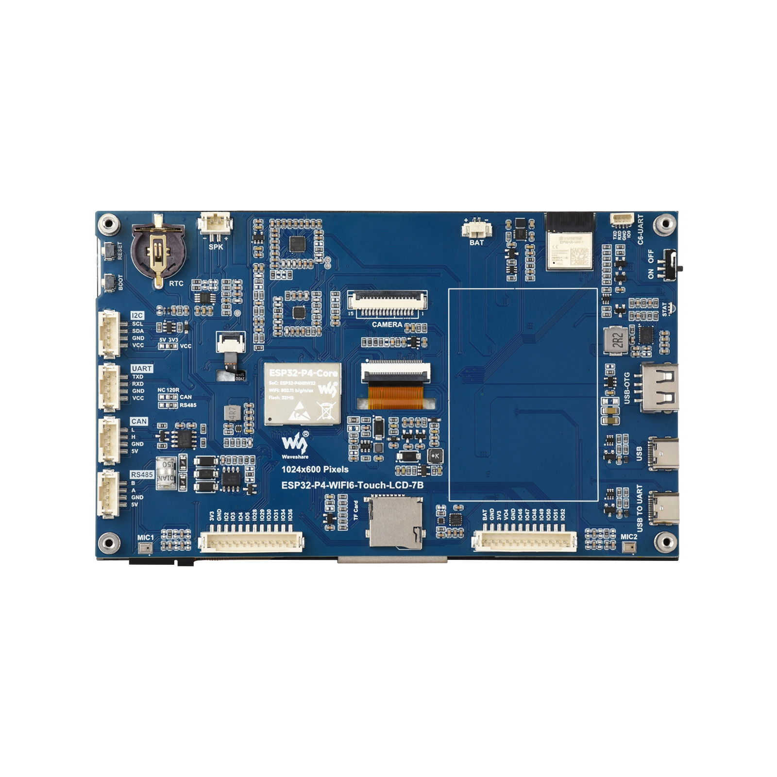ESP32-P4-WIFI6 7inch 5-Point T - đánh giá và giá Esp32 C6