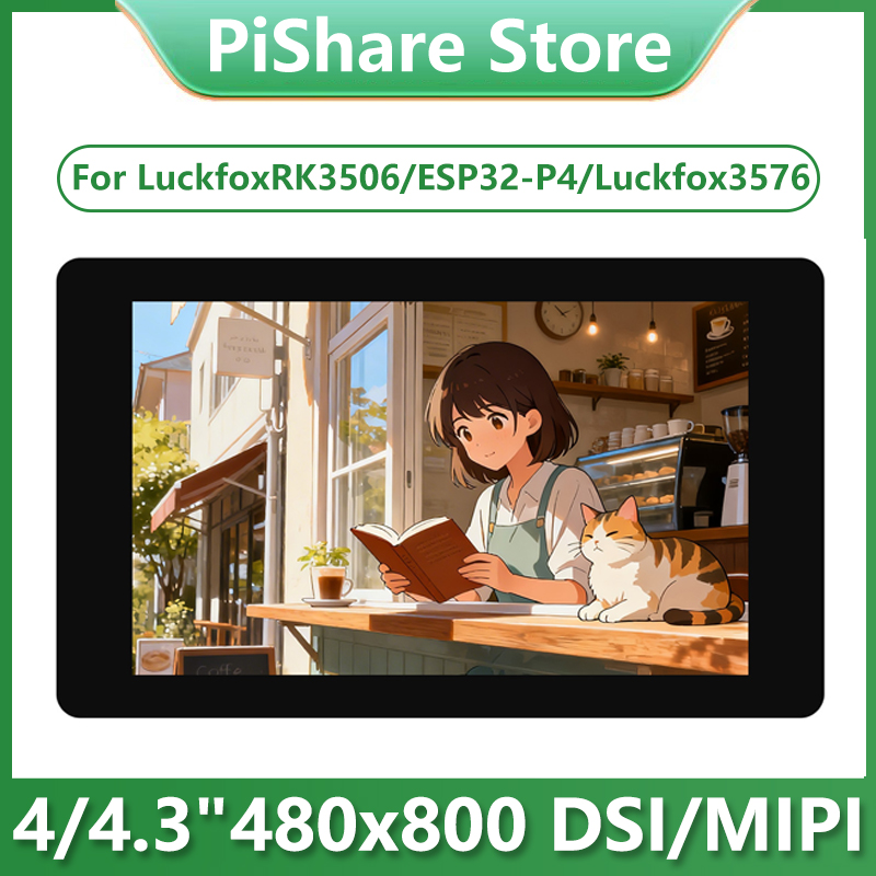 Raspberry Pi 4/4.3 inch DSI Ca - đánh giá và giá Esp32 P4