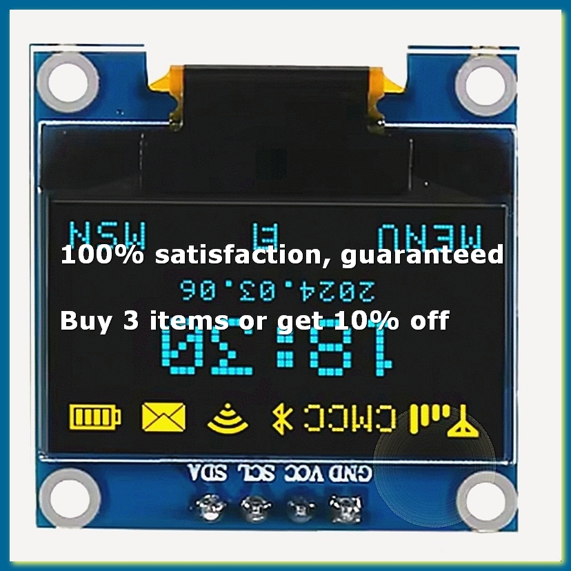 0.96 Inch OLED Display Screen  - đánh giá và giá Esp8266