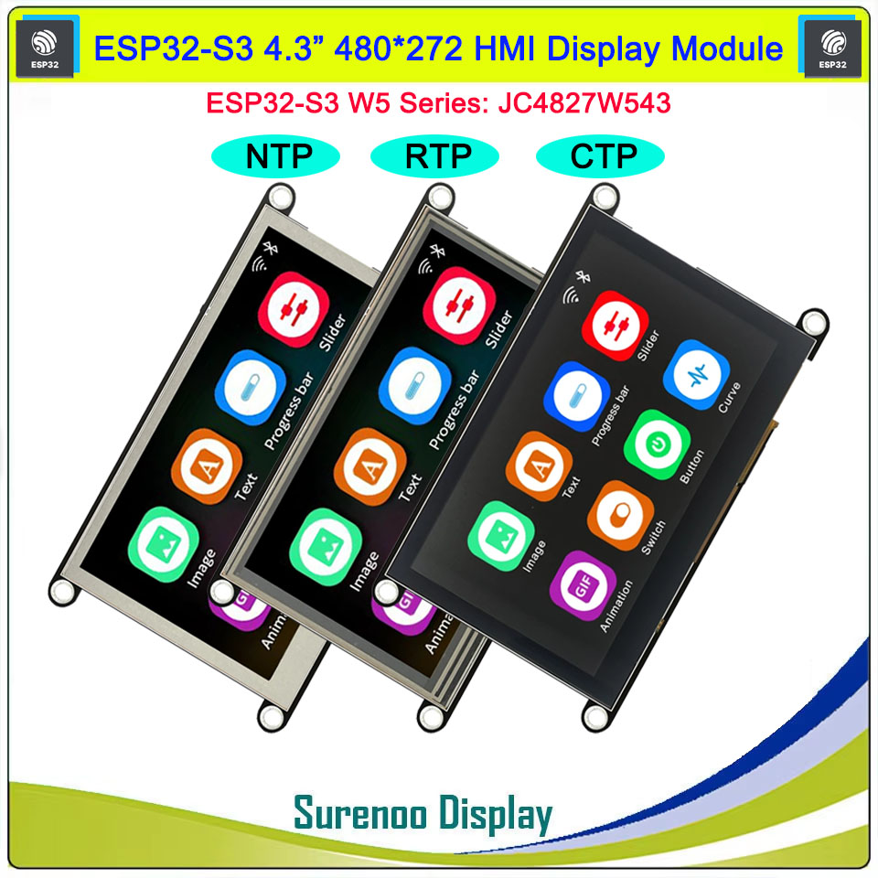 Guition HMI W5 ESP32-S3-N4R8 J - đánh giá và giá Esp32 P4