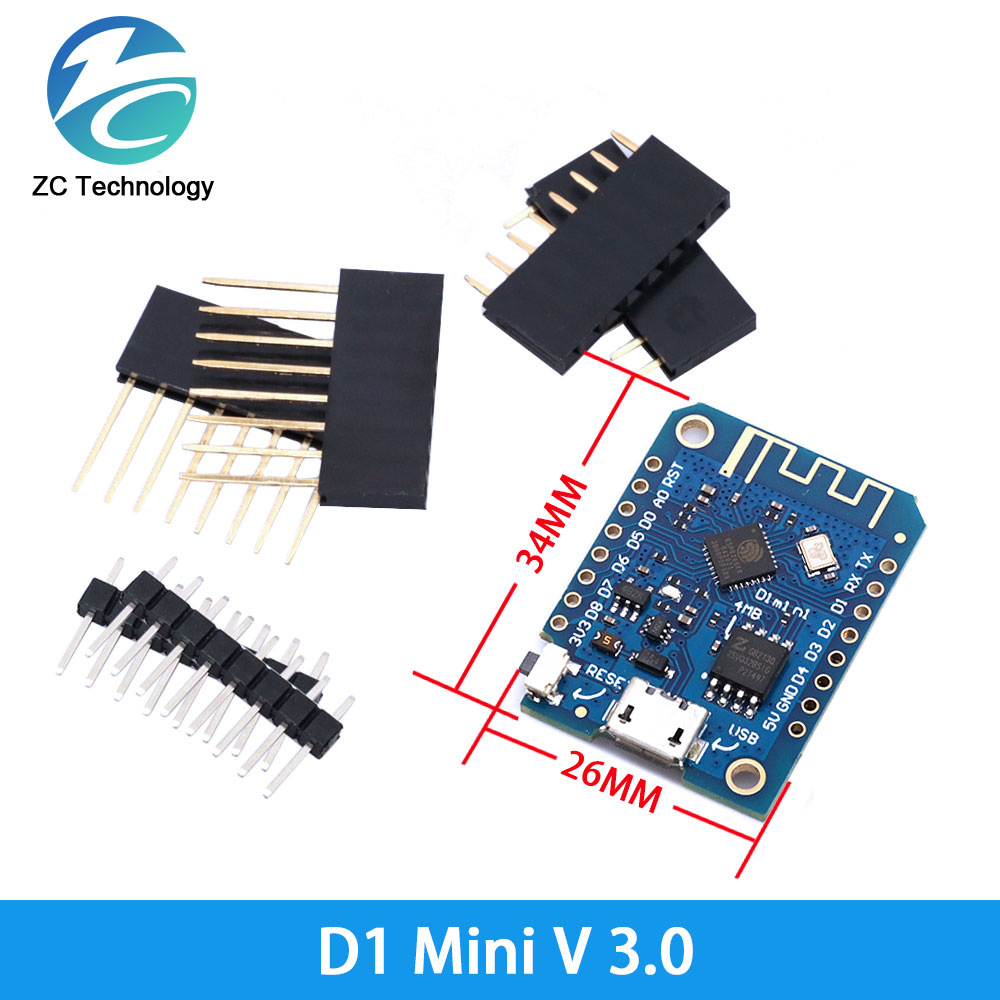 D1 Mini ESP8266 ESP-12F CH340G - đánh giá và giá Esp8266 Nodemcu