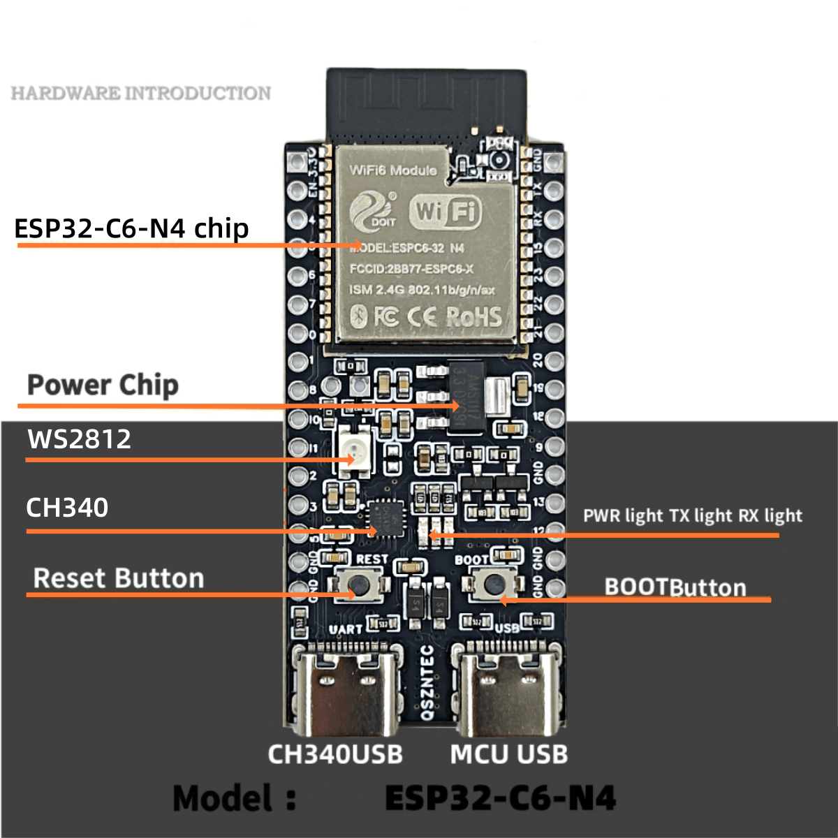 ESP32-C6-DevKitC-1 ESP32-C6 Co - đánh giá và giá Esp32 Devkit