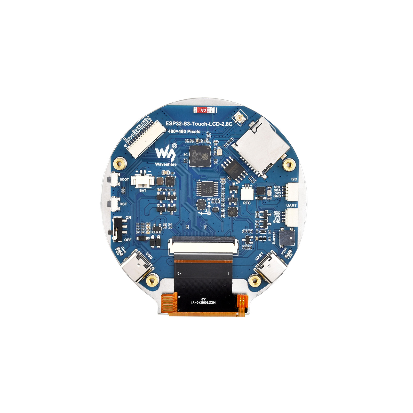 ESP32 ESP32-S3 2.8-inch circul - đánh giá và giá Esp32 Development Board