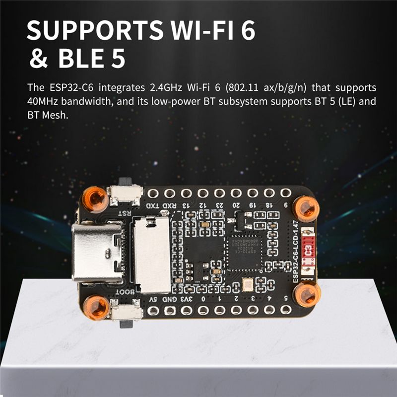[NEW A09R!】 Esp32-C6 1.47-Inch - đánh giá và giá Esp32 C6