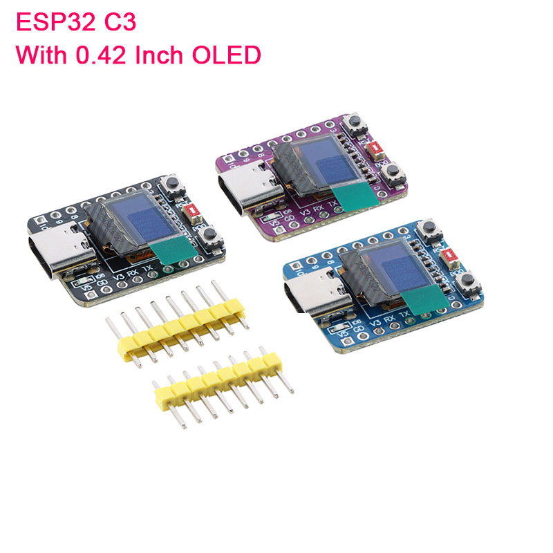 ESP32-C3 0.42-inch Screen OLED - đánh giá và giá Esp32 C3