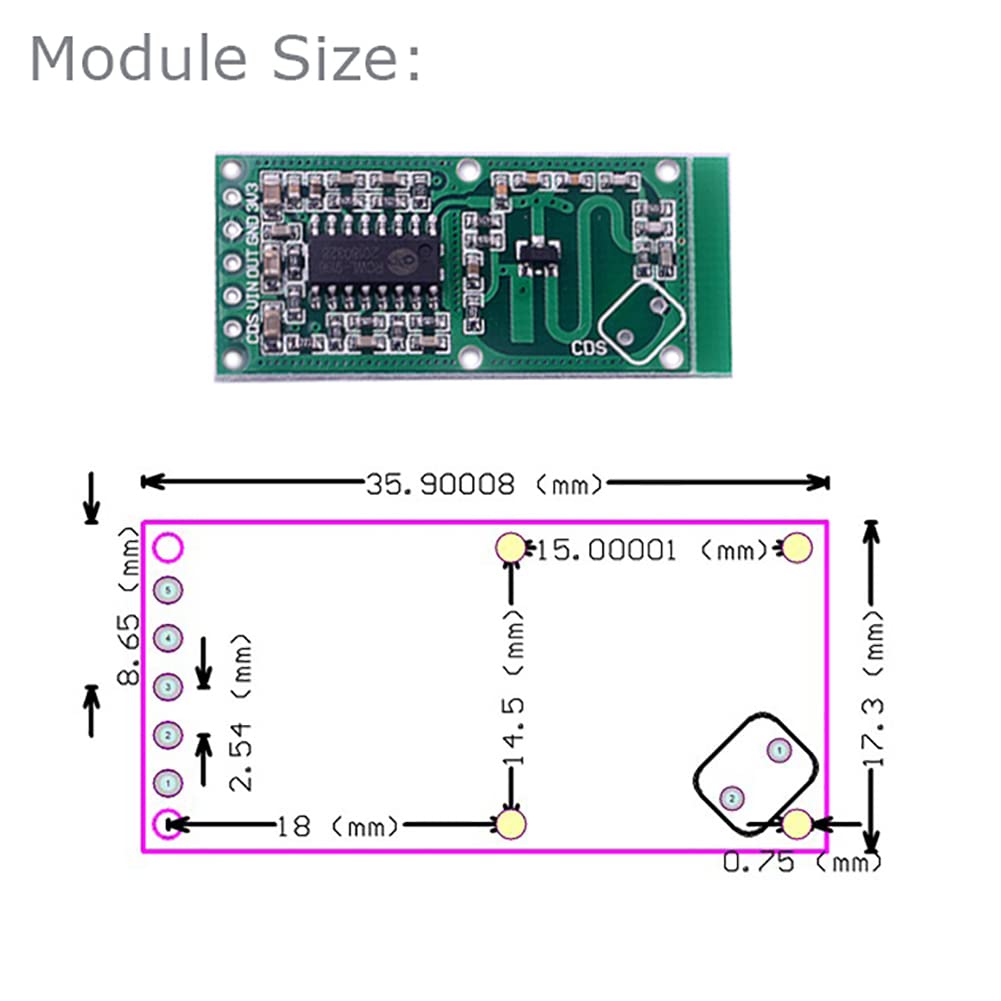 5PCS RCWL-0516 Motion Detectio - đánh giá và giá Esp8266 Nodemcu