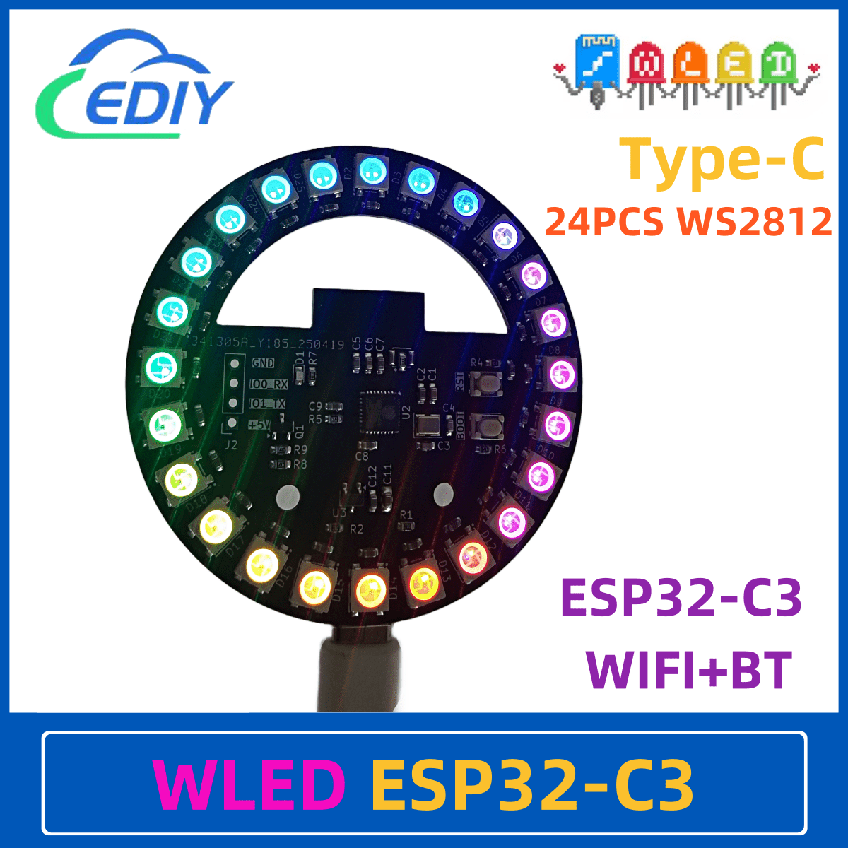WLED ESP32-C3 Development Boar - đánh giá và giá Esp32 C3