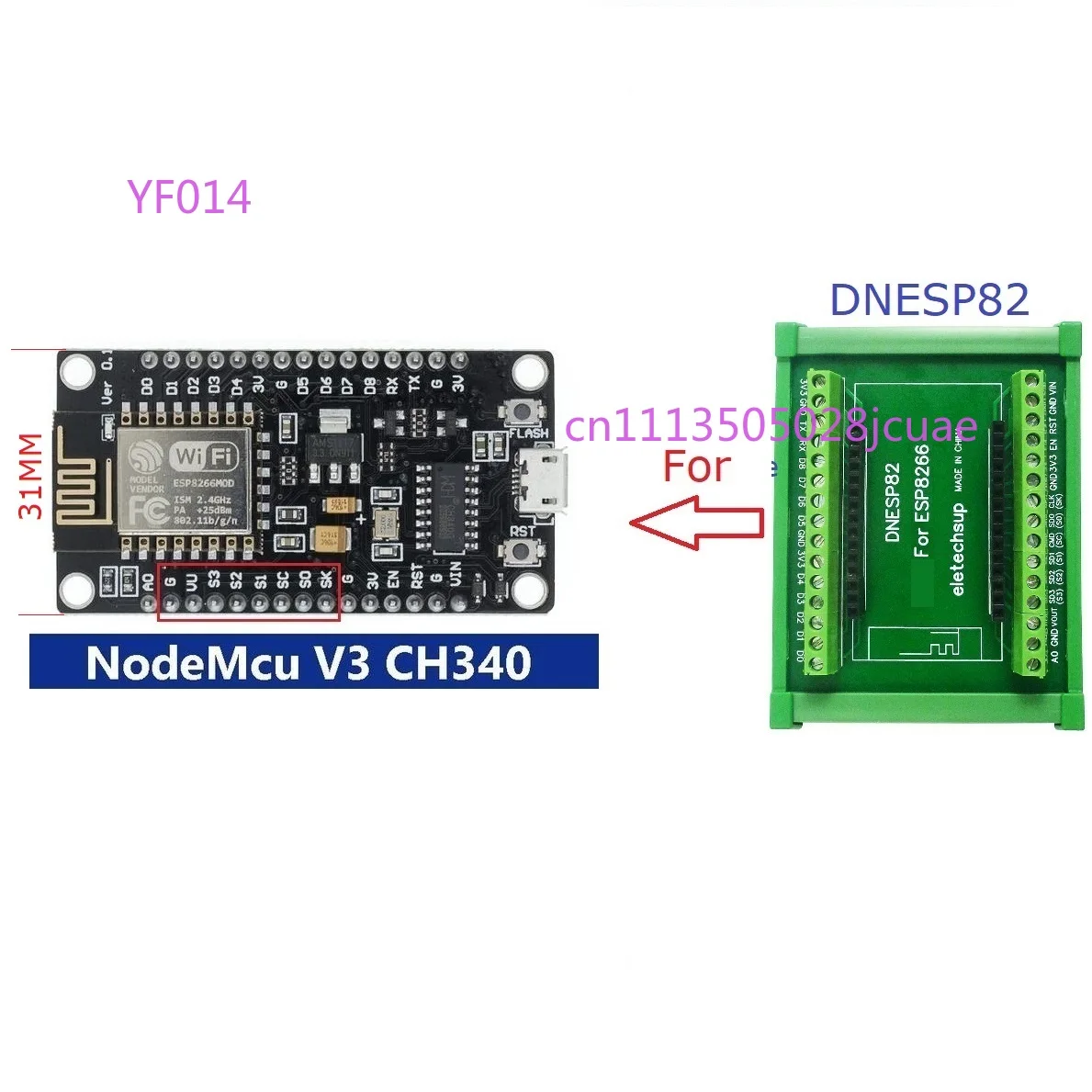ESP8266 NodeMcu WiFi Module Ar - đánh giá và giá Esp8266