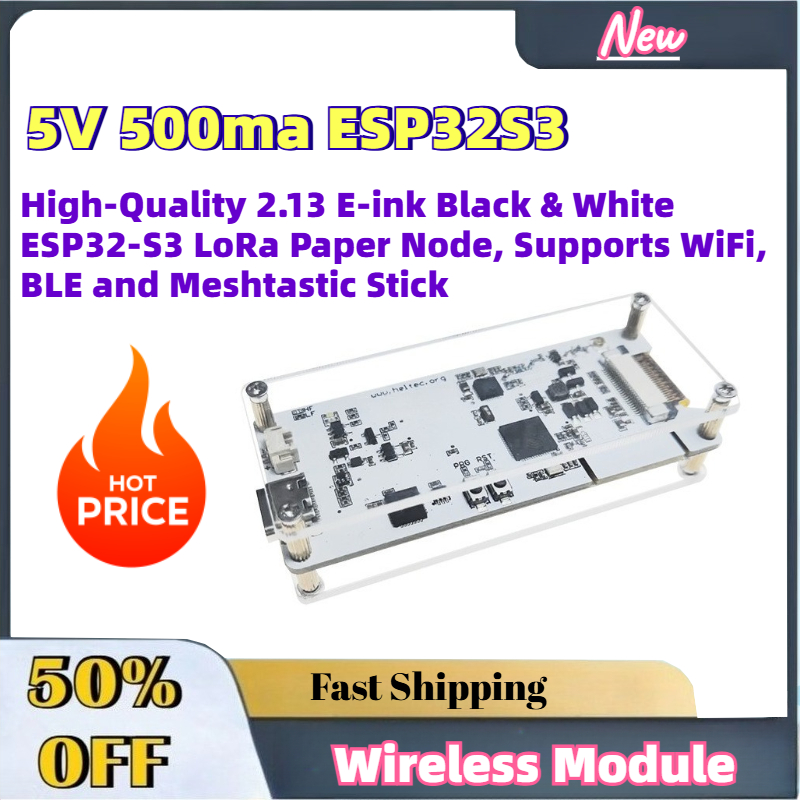 High-Quality 2.13 E-ink Black  - đánh giá và giá Esp32 S2